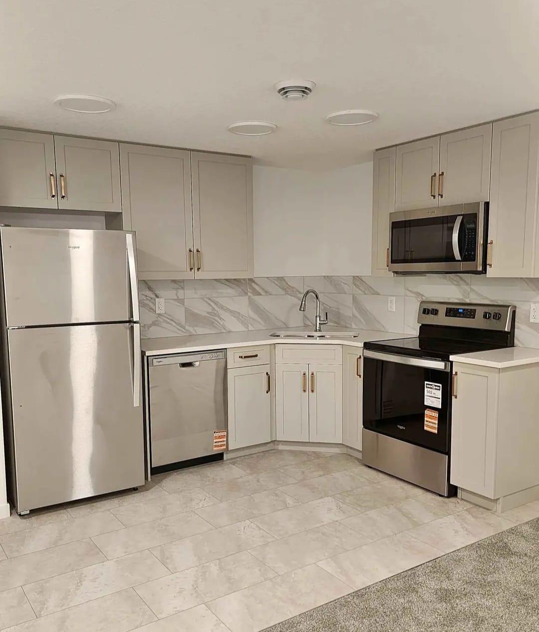Modern Basement Kitchen